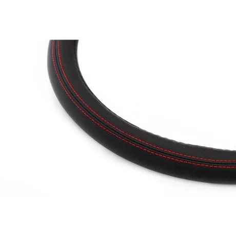 Husa volan Amio SWC-01-M, O 37/39 cm - Negru/Rosu