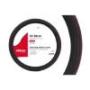 Husa volan Amio SWC-01-M, O 37/39 cm - Negru/Rosu