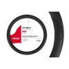 Husa volan Amio SWC-17-M, O 37/39 cm - Negru/Carbon