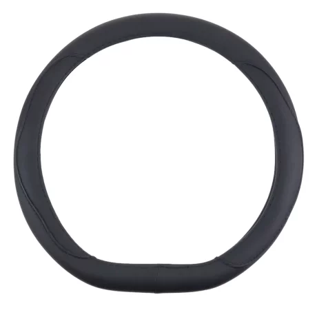Husa volan Amio SWC-22-M - O 37-39 cm - Model sport, Forma D - Negru