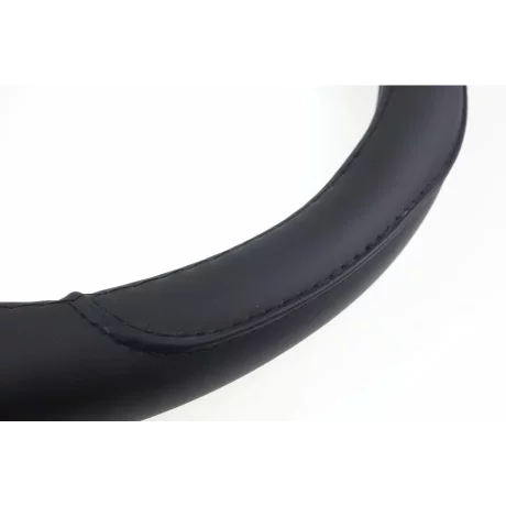 Husa volan Amio SWC-22-M - O 37-39 cm - Model sport, Forma D - Negru