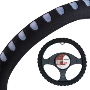 Husa volan burete color 4Cars - O 37-39cm - Gri