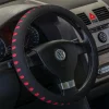 Husa volan burete color 4Cars - O 37-39cm - Negru/Rosu