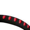 Husa volan burete color 4Cars - O 37-39cm - Negru/Rosu