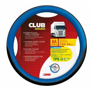 Husa volan camion Club premium - M - O 44/46cm - Albastru