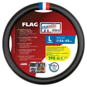 Husa volan camion Skeentex cu steag - L - O 46/48cm - Franta