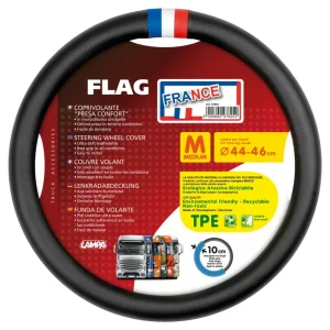 Husa volan camion Skeentex cu steag - M - O 44/46cm - Franta