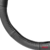Husa volan din piele Amio SWC-48-M - O 37-39 cm - Negru