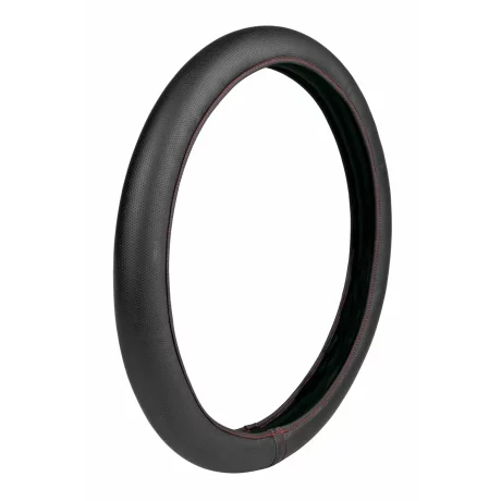 Husa volan elasticizata Skin Cover - M - O 38/40cm - Negru/Rosu
