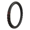 Husa volan imitatie piele Spa - M - O 37/39cm - Negru/Rosu