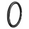 Husa volan imitatie piele Suzuka - M - O 37/39cm - Negru/Gri