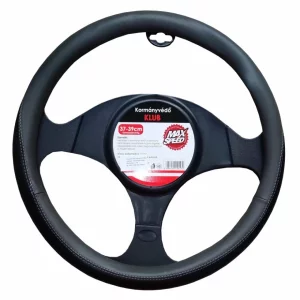 Husa volan Klub - M - O 37/39cm - Negru/Gri