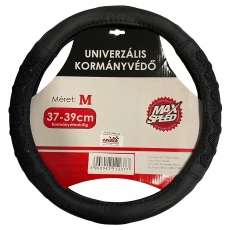 Husa volan - M - O 37/39cm - Negru