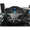 Husa volan piele pentru camion Premium - M - O 44-46 cm - Negru
