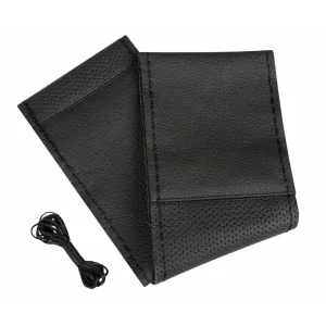 Husa volan piele Sport - Lampa - L - O 37-39cm - Negru