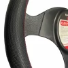 Husa volan Sport - M - O 37/39cm - Negru/Rosu