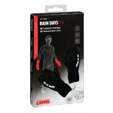 Huse impermeabile pentru manusi motociclisti Rain-Days T4
