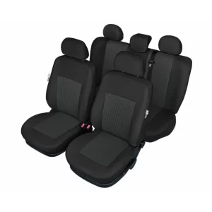 Huse scaun Bonn Super AirBag L 9buc - Negru/Gri