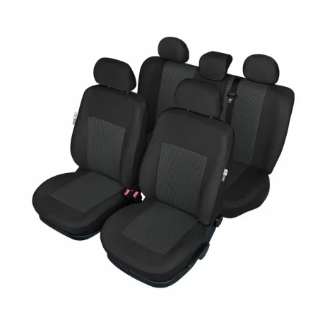 Huse scaun Bonn Super AirBag L 9buc - Negru/Gri