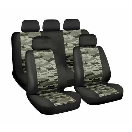 Huse scaun Camo Air-Force 9buc - Camuflaj