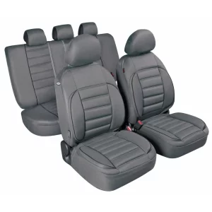 Huse scaun De-Luxe Sport Edition jacquard high-quality 9buc - Gri
