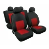 Huse scaun Sport 8buc jacquard high-quality - Rosu/Negru
