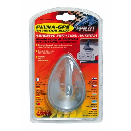 Imitatie antena GPS Satellite Navigator - Argintiu