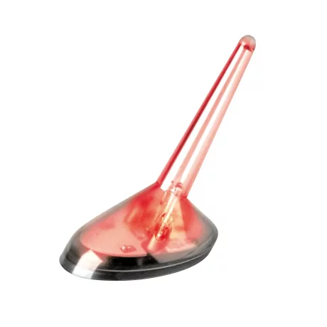Imitatie antena iluminata intermitent cu LED - Rosu