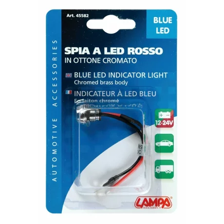 Indicator luminos LED 12/24V - Albastru