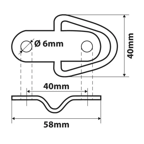 Inele fixare marfa tip D 2buc G-4