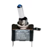 Intrerupator basculant cu LED, 2 terminale 12V - 20A - Albastru