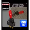 Intrerupator On-Off 12V 20A - Rosu