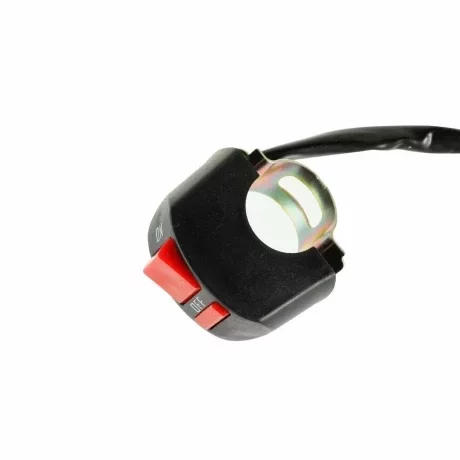 Intrerupator On-Off Carmotion universal, pentru scuter/motocicleta cu prindere pe ghidon - 12V - max 10A