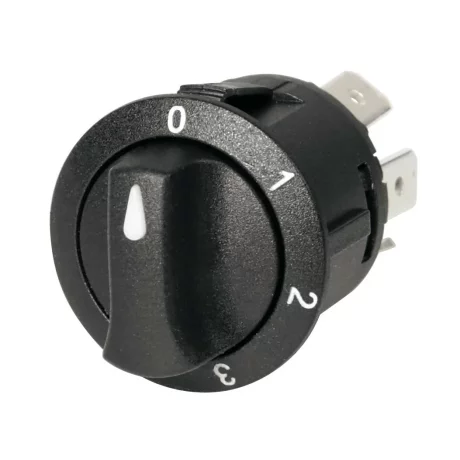 Intrerupator rotativ cu 4 pozitii 12/24V - 10A