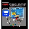 Kit becuri si sigurante 19buc, 12V - halogen 2xH7