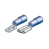 Kit papuci electrici 40buc, mama,tata - 6,3x0,8mm - Albastru