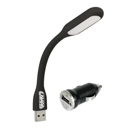 Lampa citit flexibila COB-LED si priza USB 12/24V