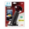 Lampa gabarit camion Ilumia cu brat 60° - cu 2 LED-uri 24V - Alb/Rosu - Stanga
