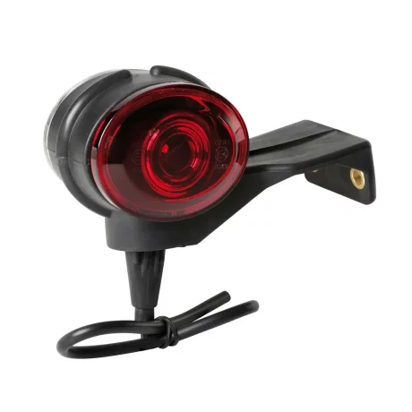 Lampa gabarit camion Ilumia cu prindere L - 2 LED-uri 24V - Alb/Rosu - Stanga