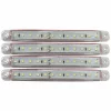 Lampa gabarit cu 12 LED-uri 12/24V set 4buc Cridem - Alb