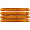 Lampa gabarit cu 12 LED-uri 12/24V set 4buc Cridem - Galben