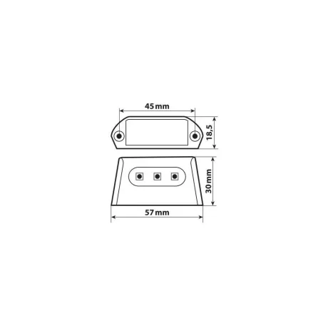 Lampa iluminat numar inmatriculare A-ion 3 SMD 12V12V A-ion