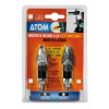 Lampi semnalizare directie mers Atom LED 12V 2buc - Carbon