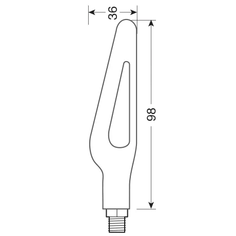 Lampi semnalizare directie mers lumina secventiala Glory SQ LED 12V 2buc