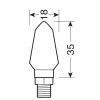 Lampi semnalizare directie mers Micro LED 12V 2buc - Negru