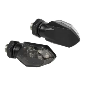 Lampi semnalizare directie mers Micro LED 12V 2buc - Negru