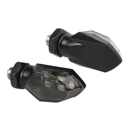 Lampi semnalizare directie mers Micro LED 12V 2buc - Negru