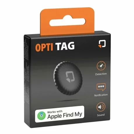 Localizator de obiecte Opti Tag, functionare prin aplicatia Find My de la Apple