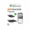 Localizator de obiecte Opti Tracker Compact, Ultra-subtire, cu adeziv, functionare prin aplicatia Find My de la Apple