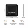 Localizator de obiecte Opti Tracker Compact, Ultra-subtire, cu adeziv, functionare prin aplicatia Find My de la Apple